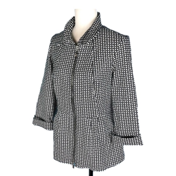 Joseph Ribkoff silver and black jacket - Picture 1 of 7